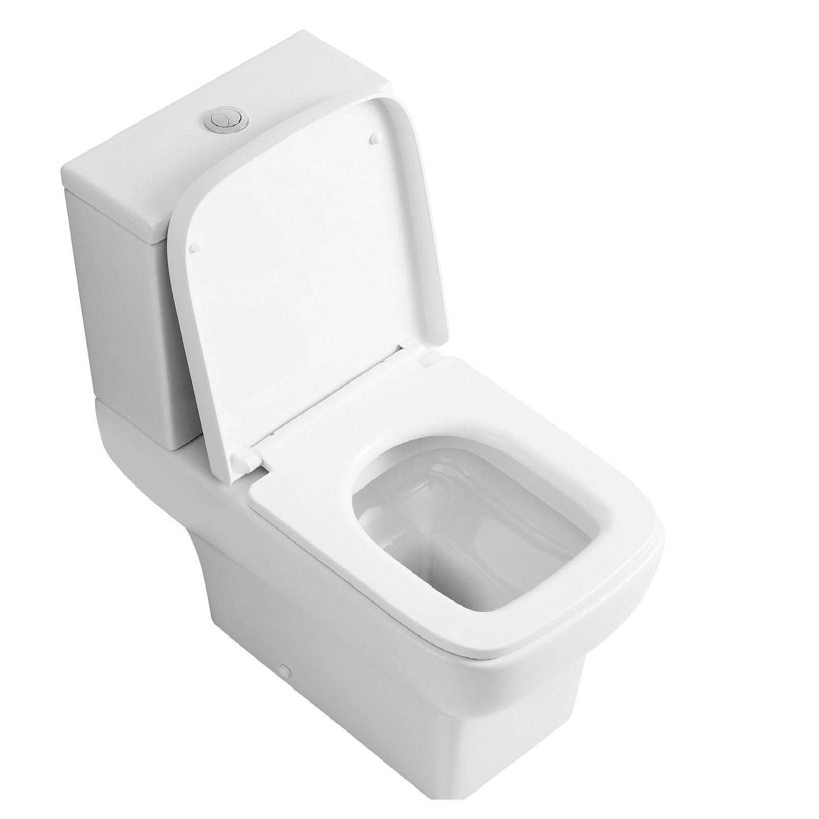 Naples Close Coupled Toilet And Full Pedestal Basin Suit - White
