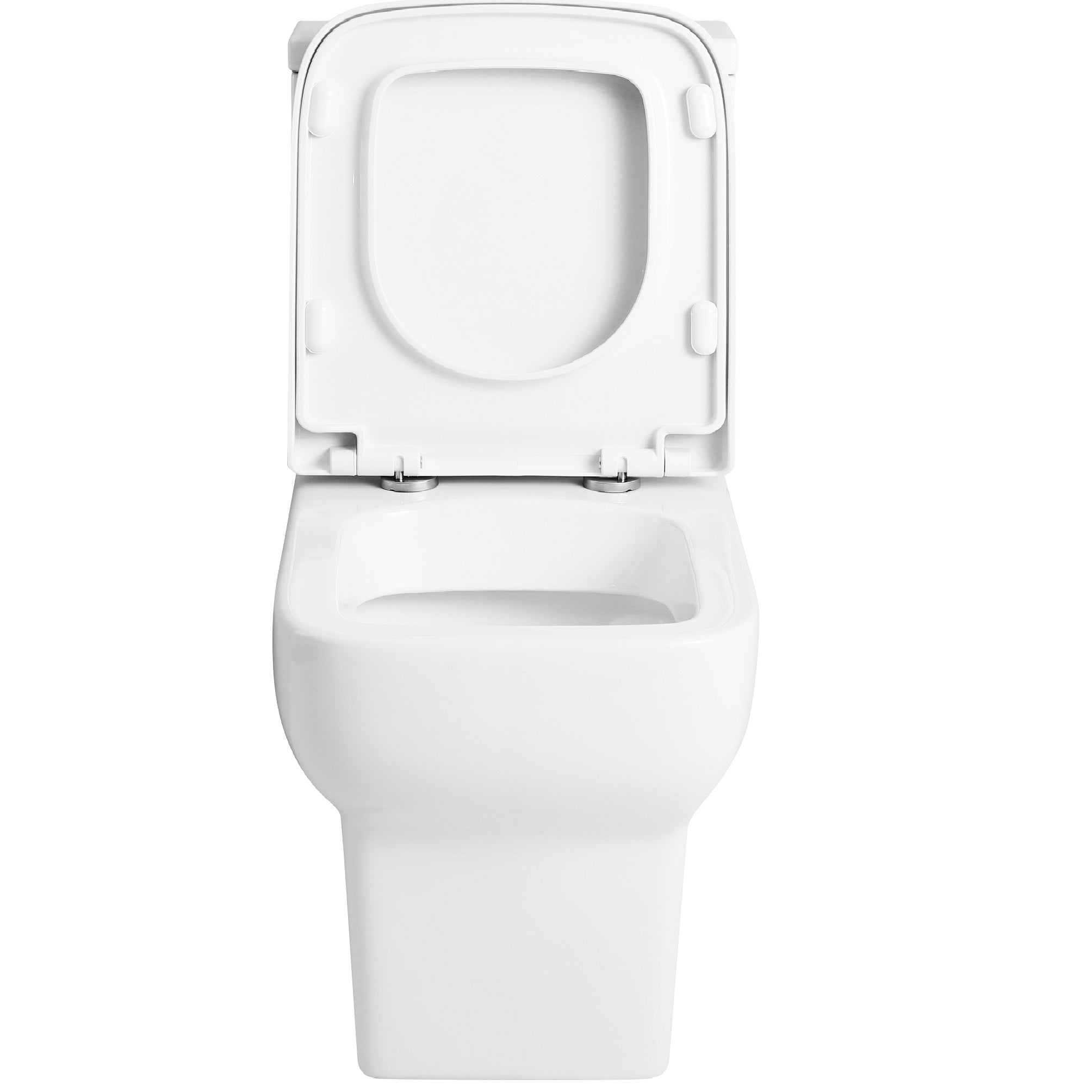 Naples Close Coupled Toilet And Full Pedestal Basin Suit - White