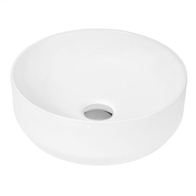 Serenity Round Countertop Basin - White