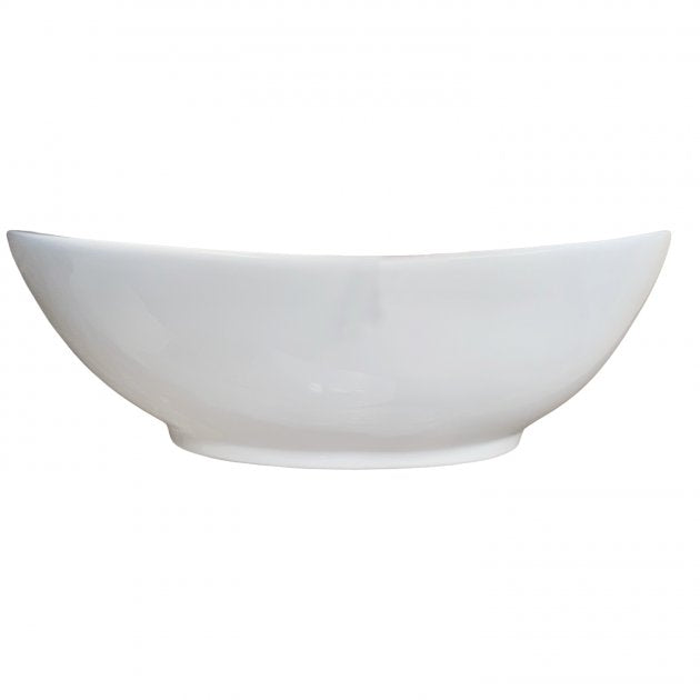 Serenity Oval Countertop Basin - 588mm Wide - White