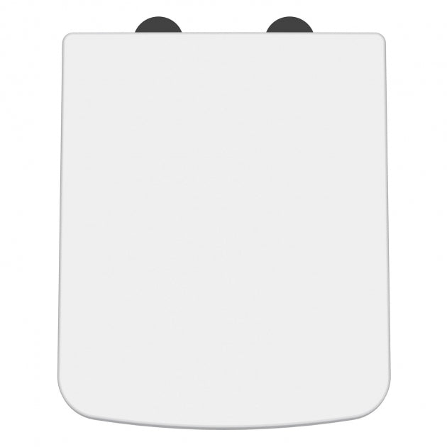 Nio Luxury D Shape Soft Close Toilet Seat - White