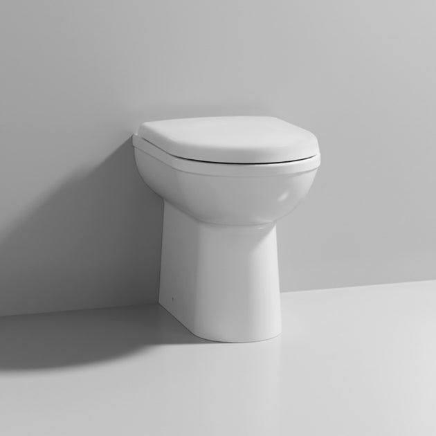 Liquid Comfort Height Back to Wall Toilet With Standard & Soft Close Seat Options - White