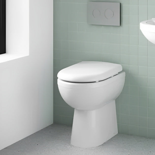 Liquid Comfort Height Back to Wall Toilet With Standard & Soft Close Seat Options - White