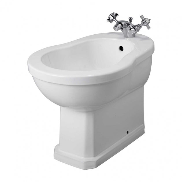 Classique Back to Wall Bidet - 1 TH - White