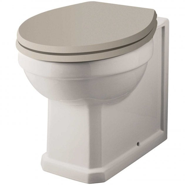 Classique Comfort Height Back to Wall Toilet with Standard & Soft Close Seat Options - White
