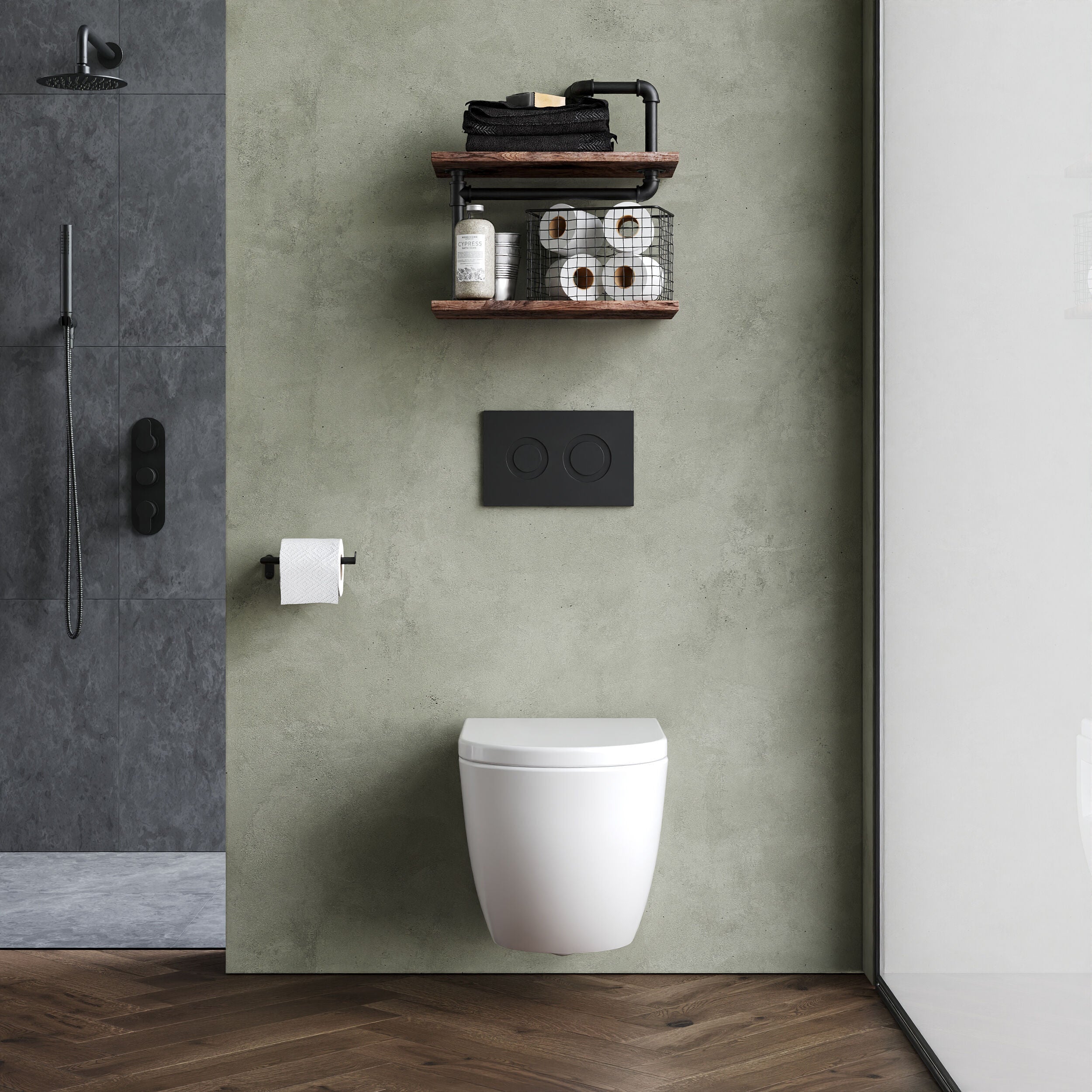 Vast Wall Hung Toilet With Luxury Soft Close Seat Options - White