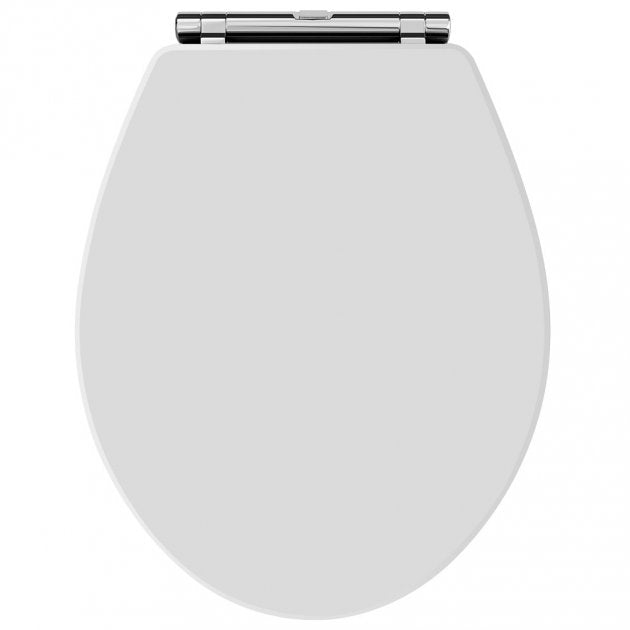 Hix Traditional Wall Hung Toilet With Seat Options - White