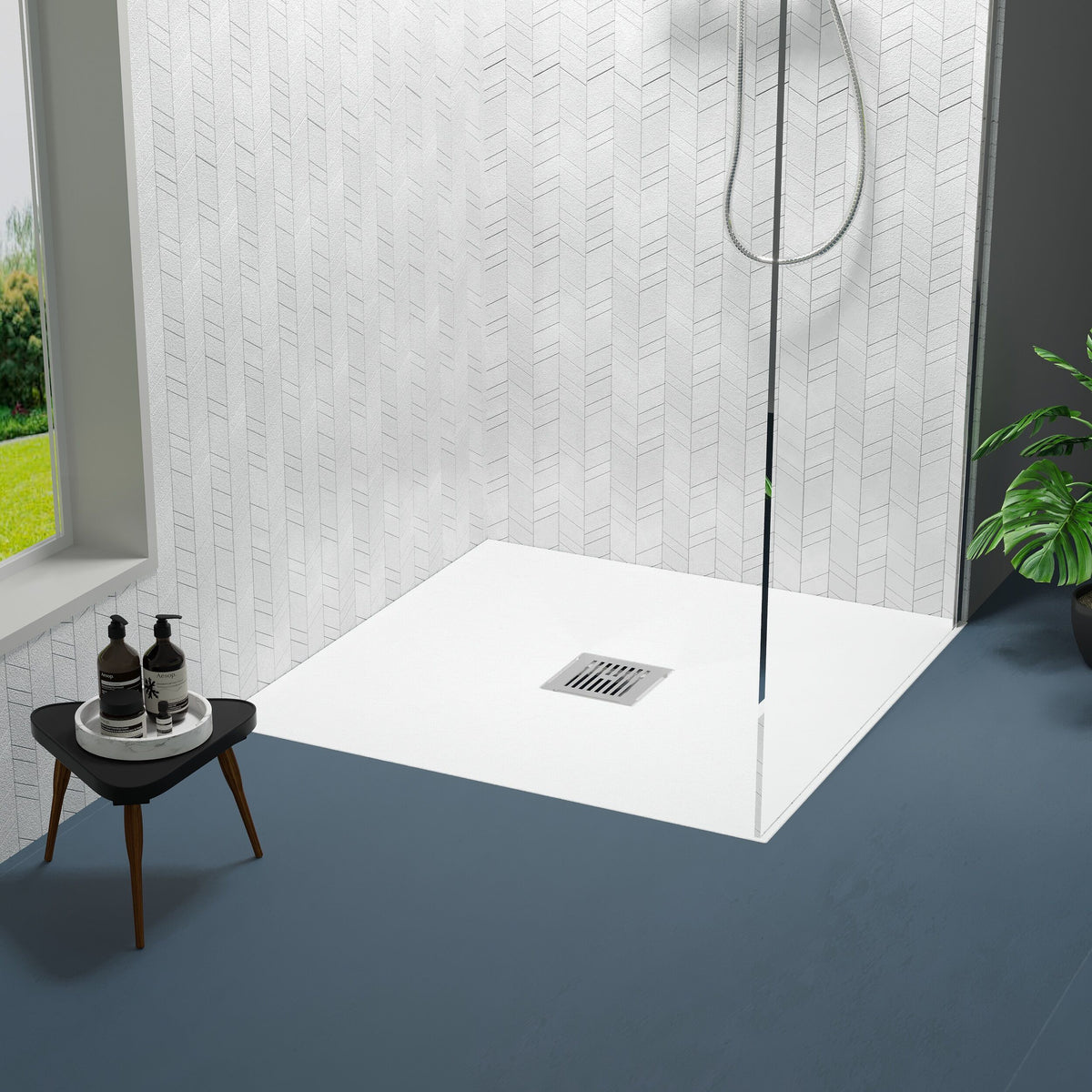 Bibe Slimline Square Shower Tray