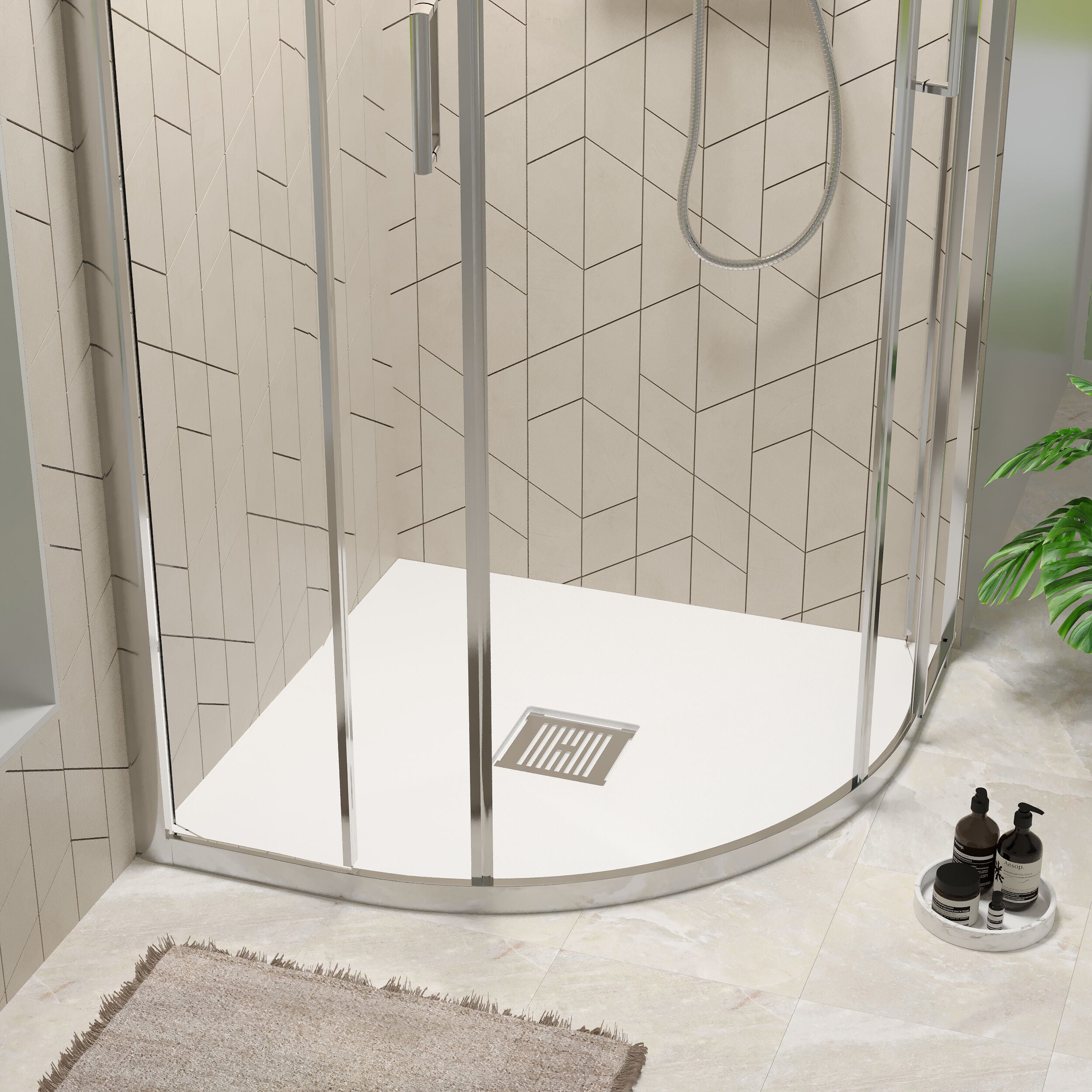 Bibe Slimline Quadrant Shower Tray