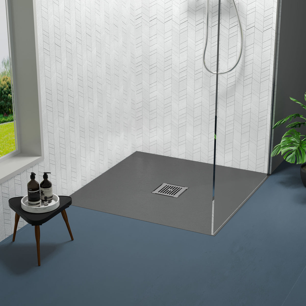 Bibe Slimline Square Shower Tray