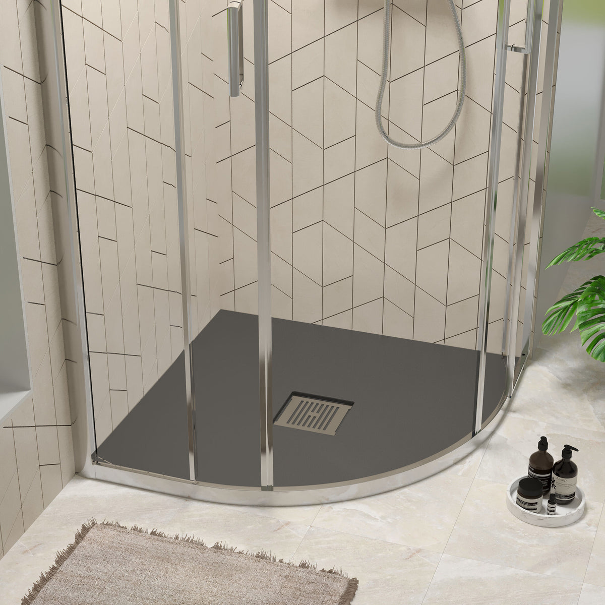 Bibe Slimline Quadrant Shower Tray