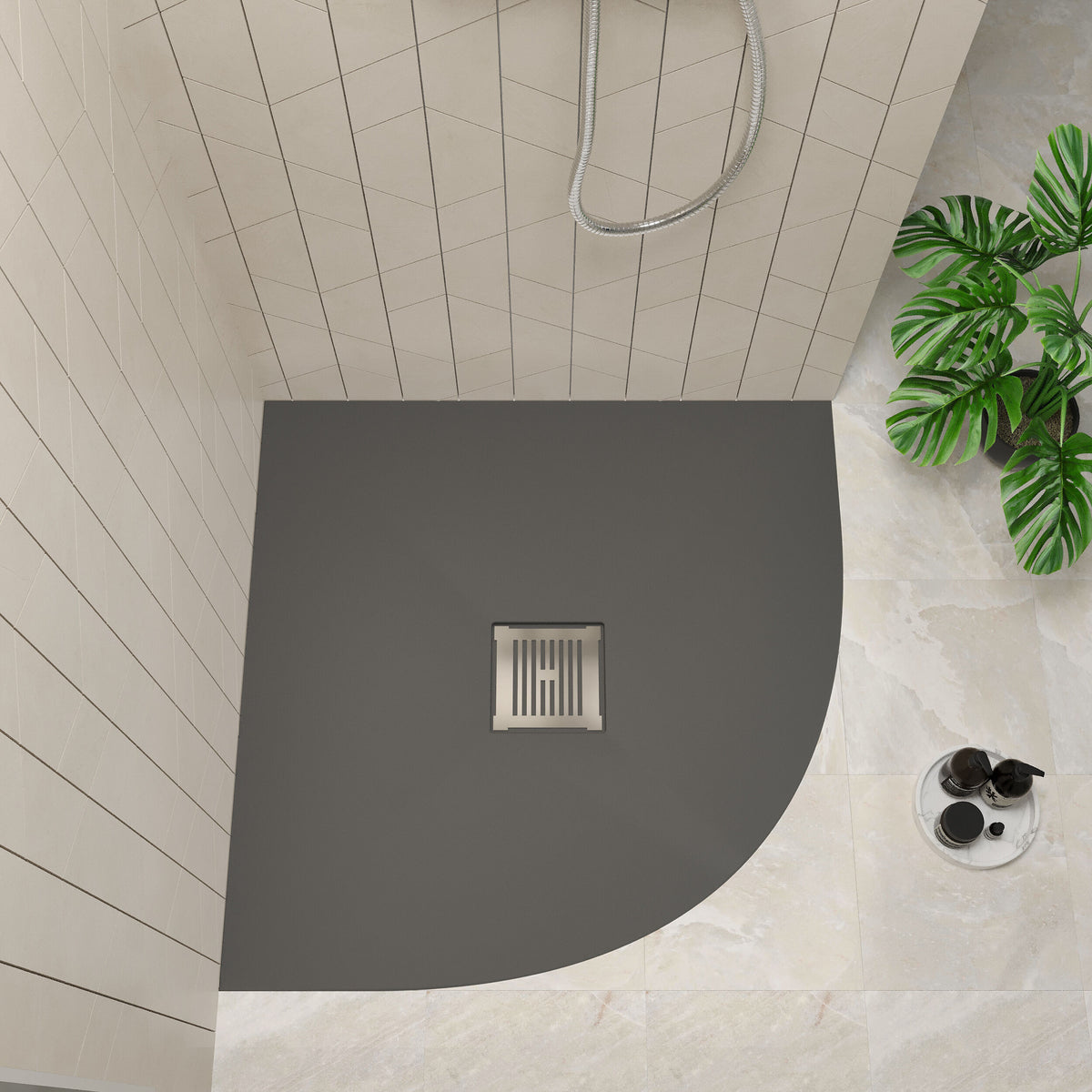 Bibe Slimline Quadrant Shower Tray
