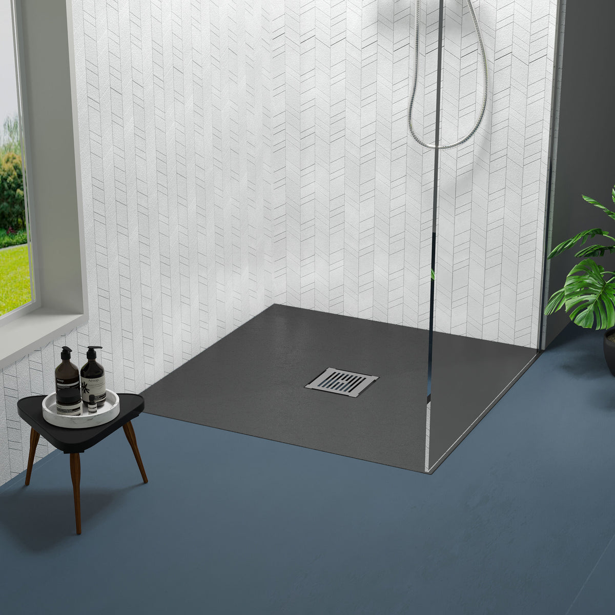 Bibe Slimline Square Shower Tray