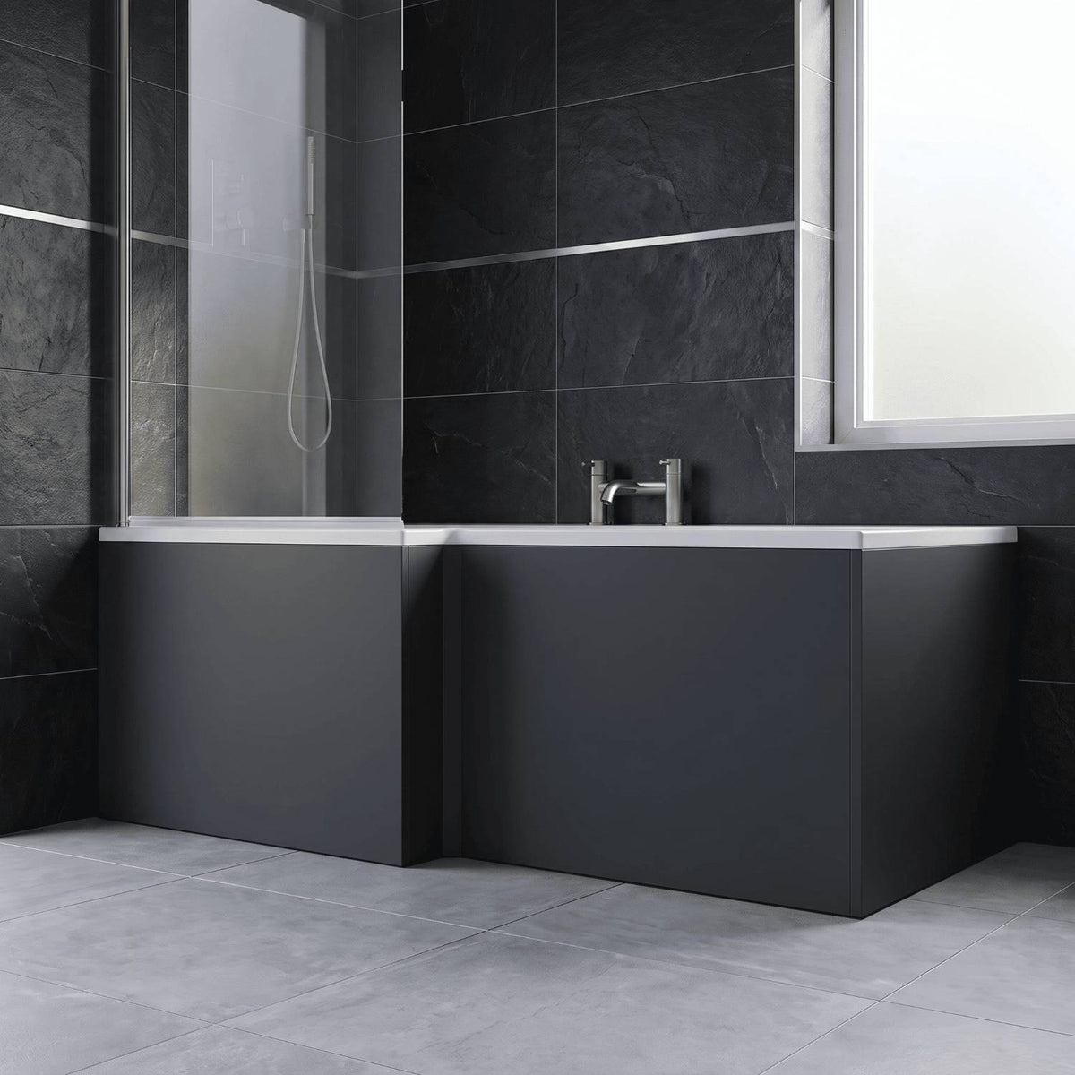 Crosswater L-Shaped Front Bath Panel