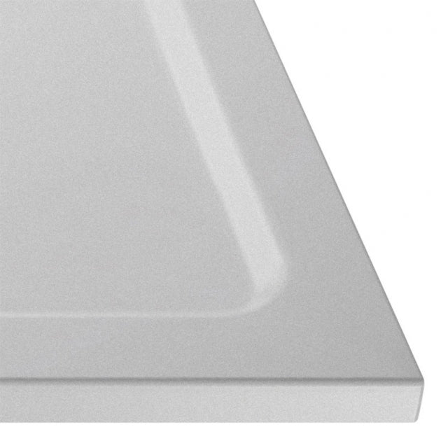 Alex Slip Resistant Slimline Quadrant Shower Tray - Gloss White