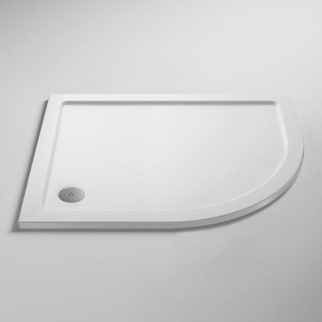Alex Slimline Right Hand Offset Quadrant Shower Tray