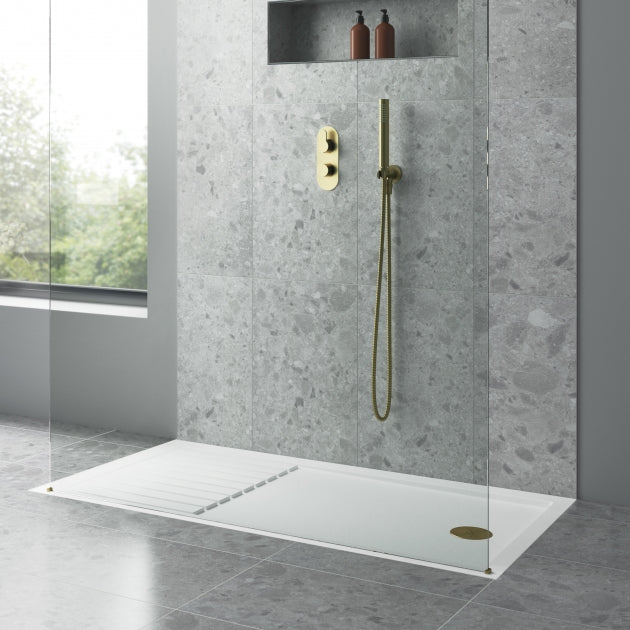 Bibe Slimline Rectangular Walk In Shower Tray