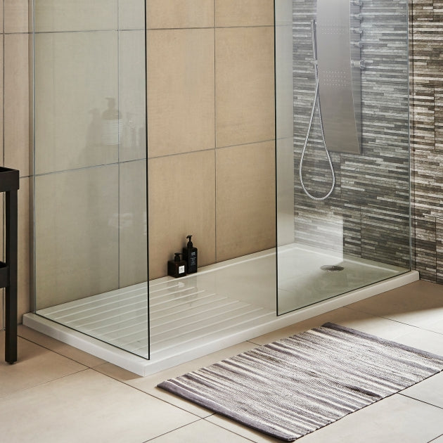 Bibe Slimline Rectangular Walk In Shower Tray
