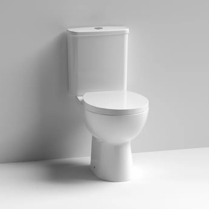 Fantine Close Coupled Toilet with Soft Close Seat & Cistern - White