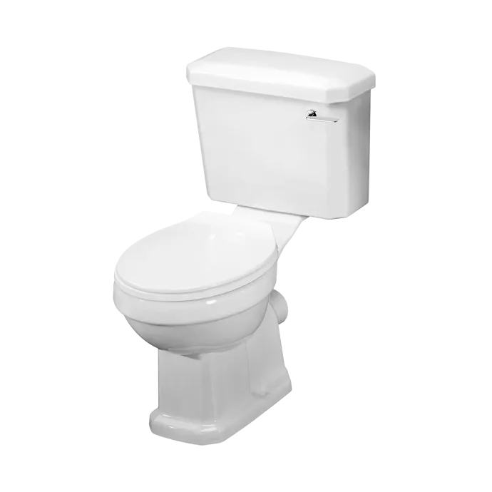 Carlton Close Coupled Toilet with Soft Close Seat & Cistern - White