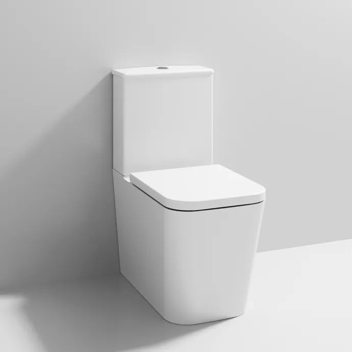 Orlen Close Coupled Toilet with Soft Close Seat & Cistern - White