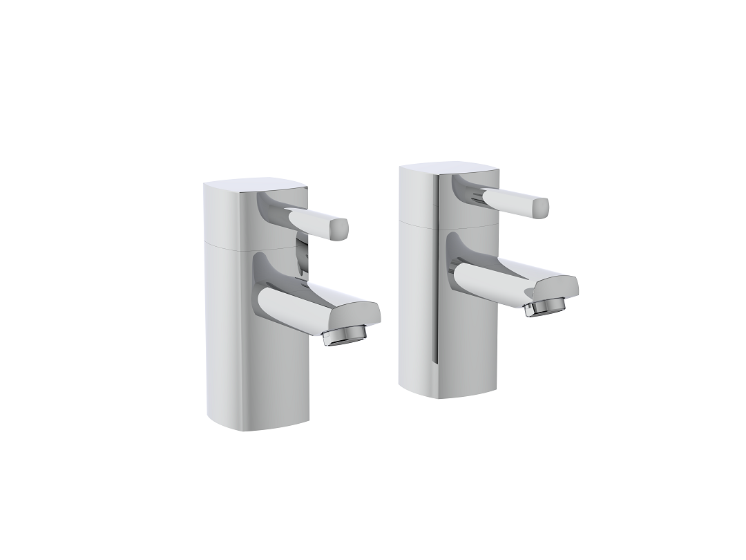 O'Neill Bath Pillar Taps - Chrome