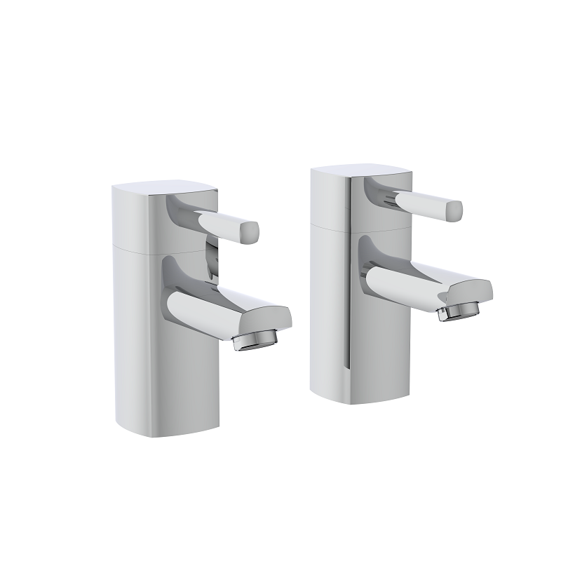 O'Neill Bath Pillar Taps - Chrome