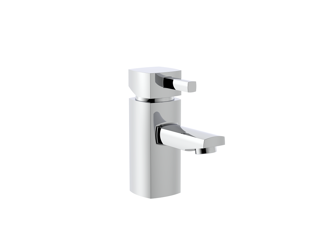 O'Neill Basin Mixer Tap with Slotted Click Clack Waste - Chrome