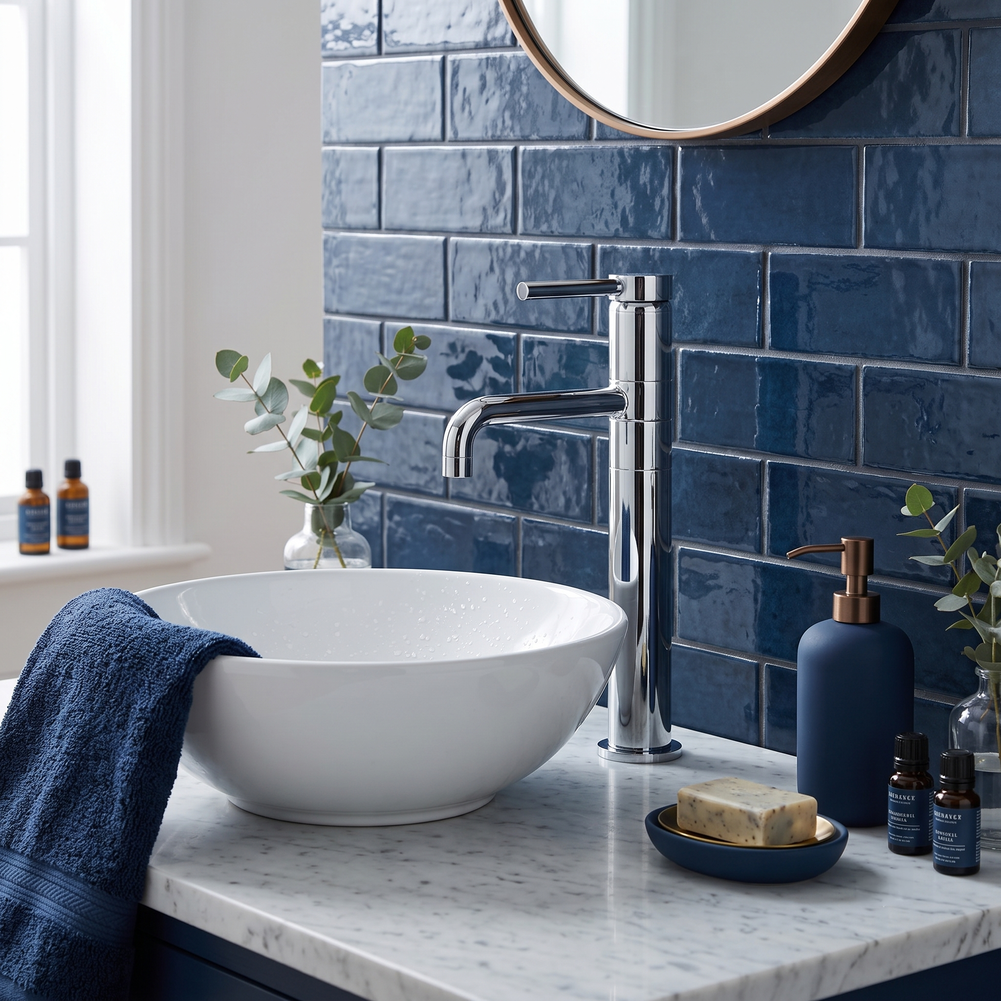 Meander Tec Tall Basin Mixer Tap