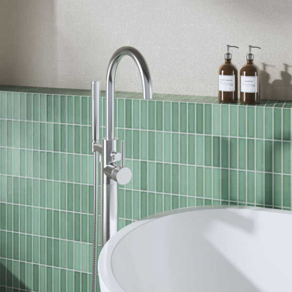 Meander Single Lever Freestanding Bath Shower Mixer Tap