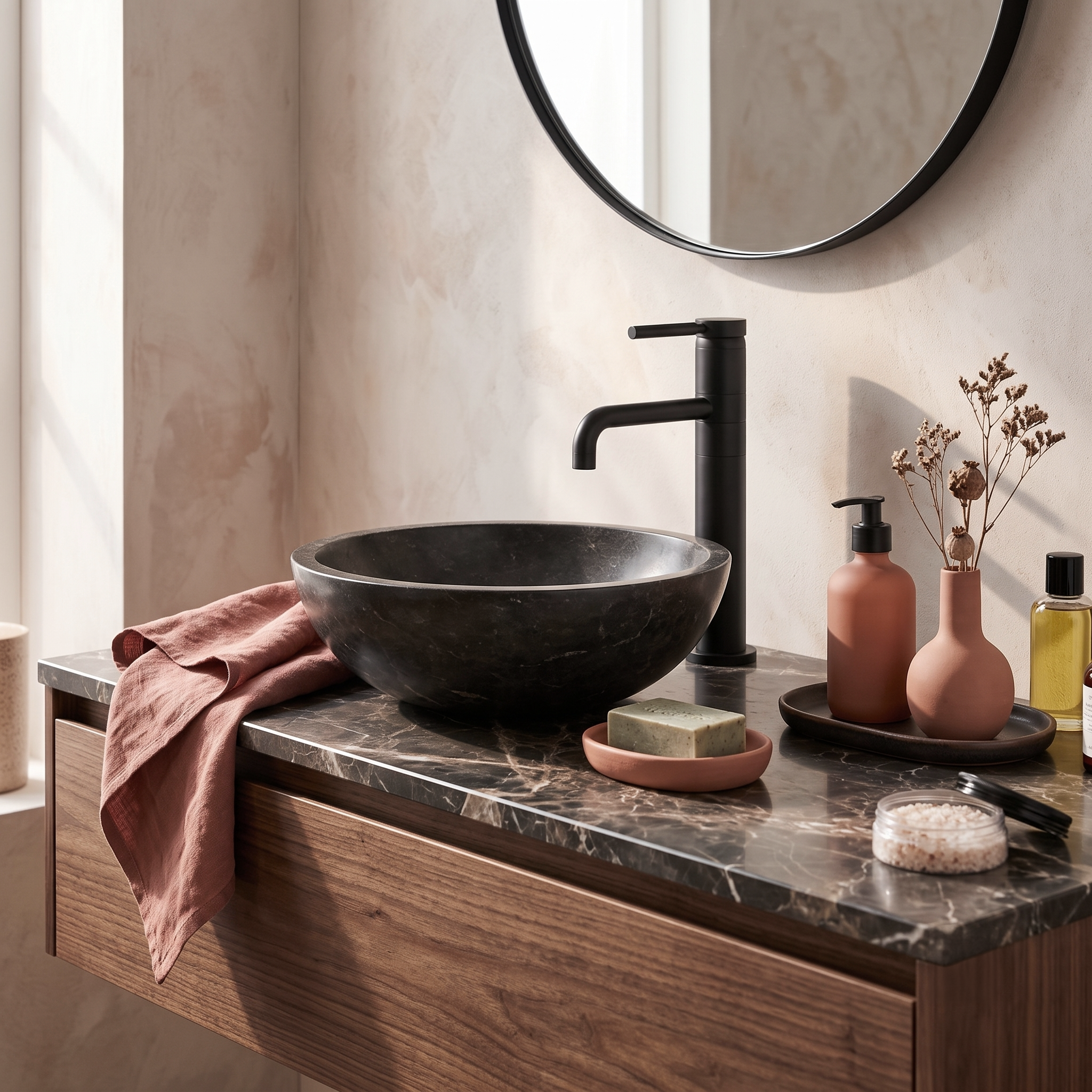 Meander Tec Tall Basin Mixer Tap