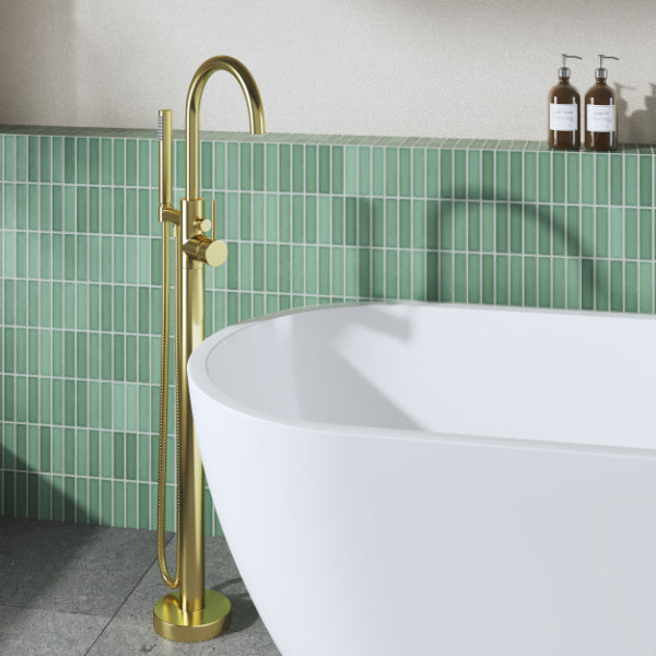 Meander Single Lever Freestanding Bath Shower Mixer Tap