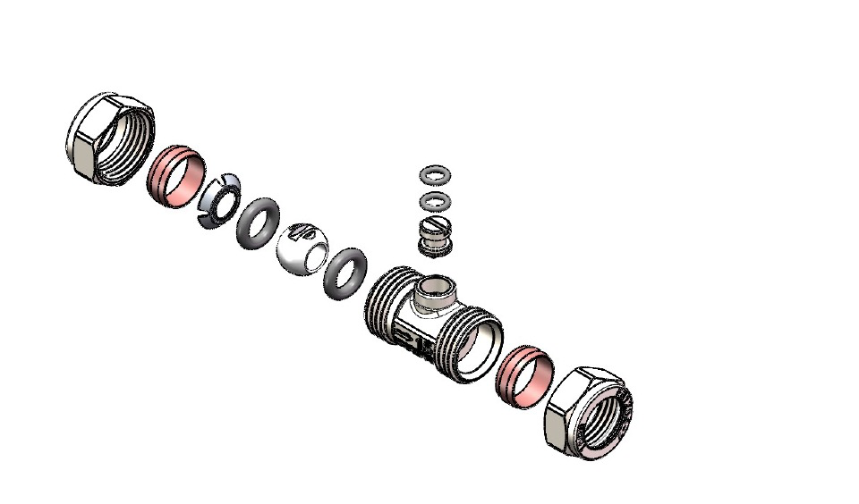 VeeBath 15mm Compression Isolation Valve 2 Pack