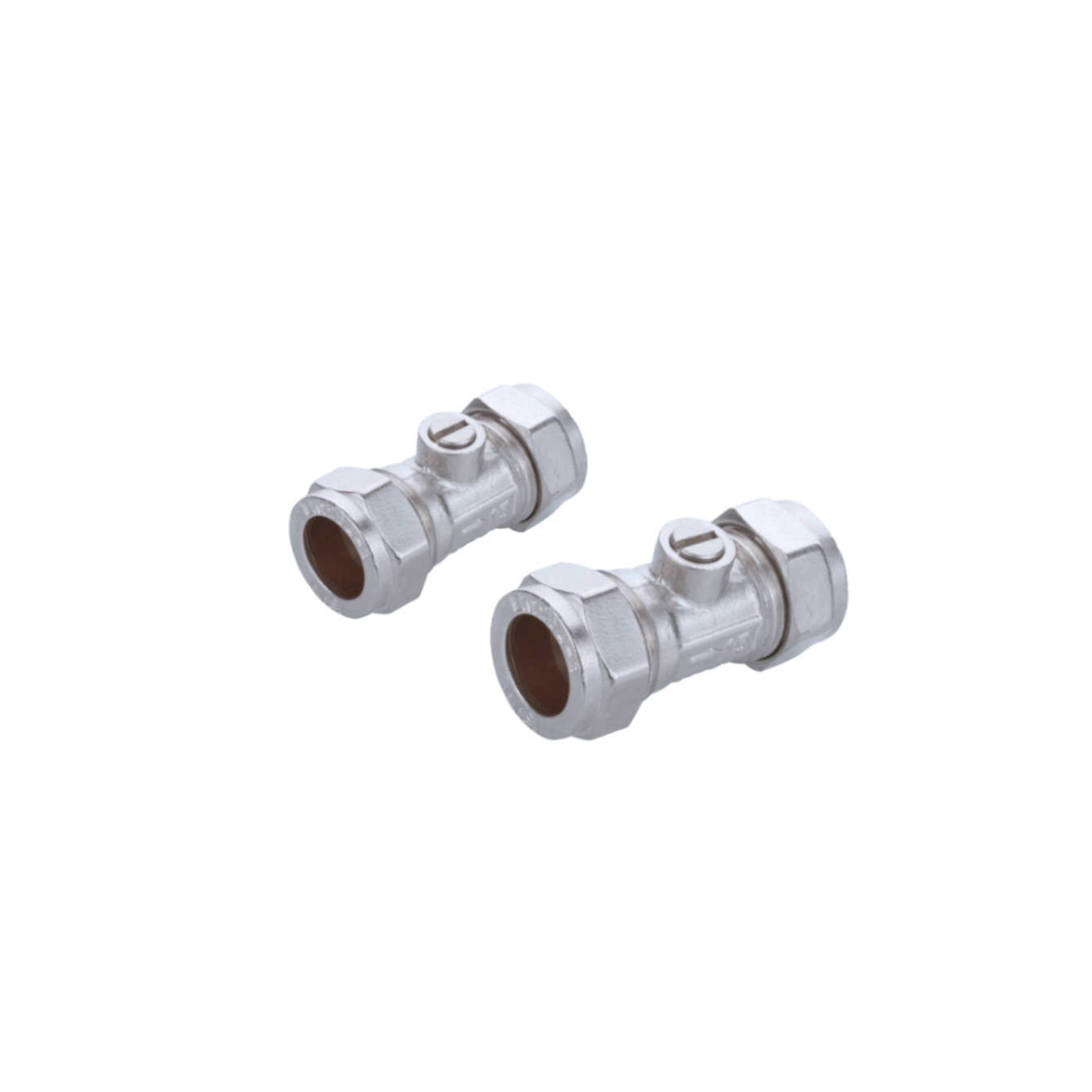VeeBath 15mm Compression Isolation Valve 2 Pack