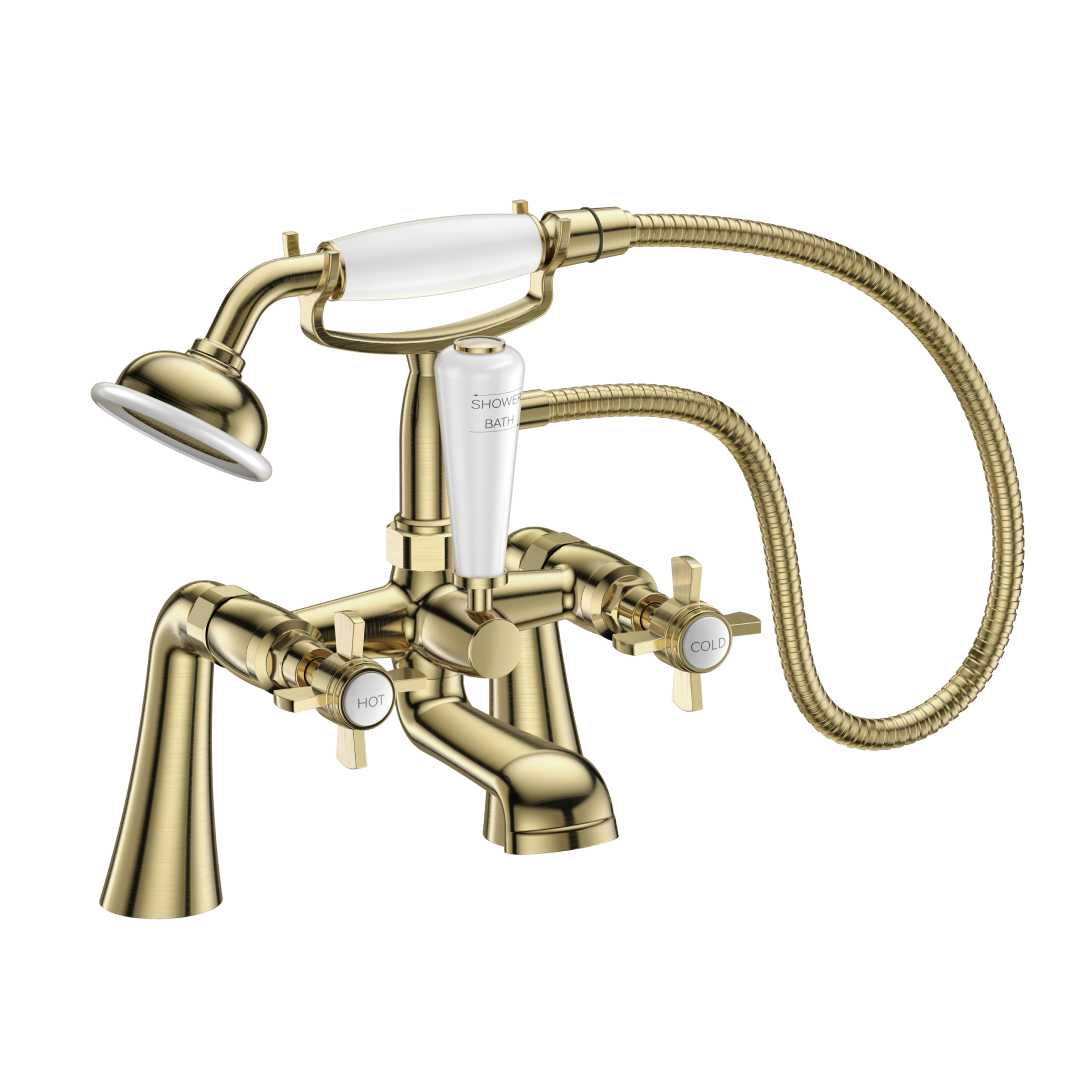 Ripple Traditional Bath Shower Mixer Tap