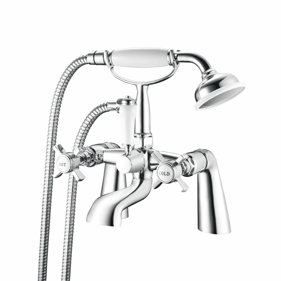 Ripple Traditional Bath Shower Mixer Tap