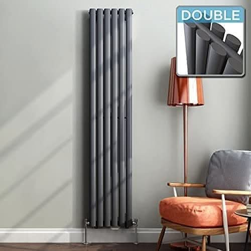 Princia Vertical Double Oval Panel Radiator