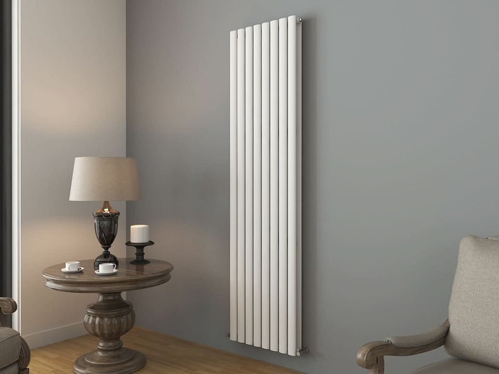 iBathUK Strata Vertical Double Panel Radiator, Designer Radiator