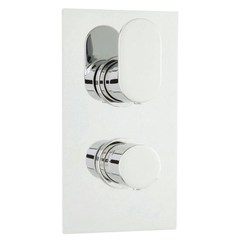 Celcius 1 Outlet Thermostatic Concealed Shower Valve - Chrome