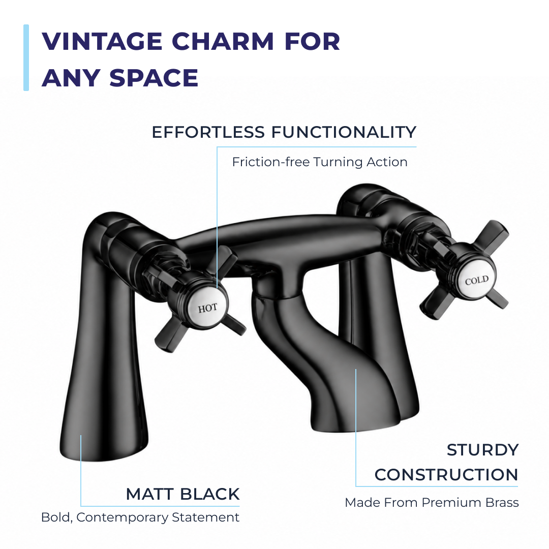 Ripple Traditional Bath Filler Tap