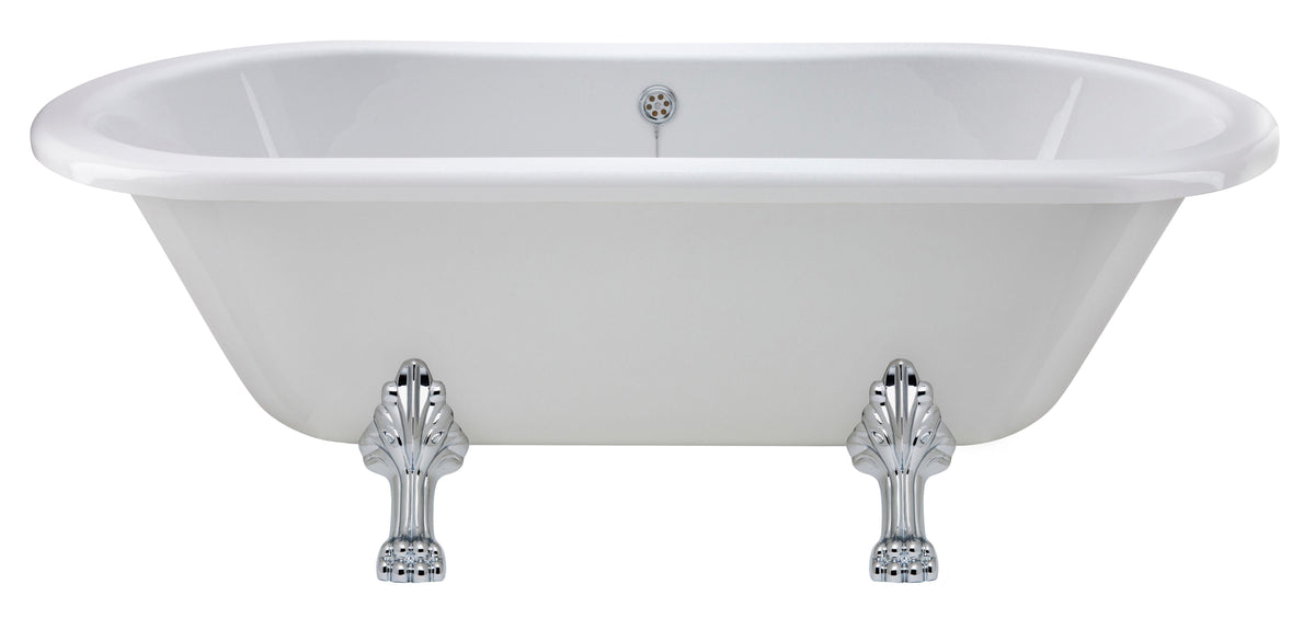 Rivano Double Ended Freestanding Bath - White
