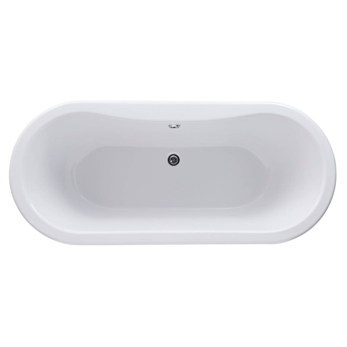 Rivano Double Ended Freestanding Bath - White