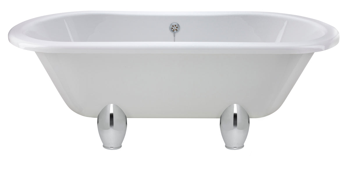 Rivano Double Ended Freestanding Bath - White