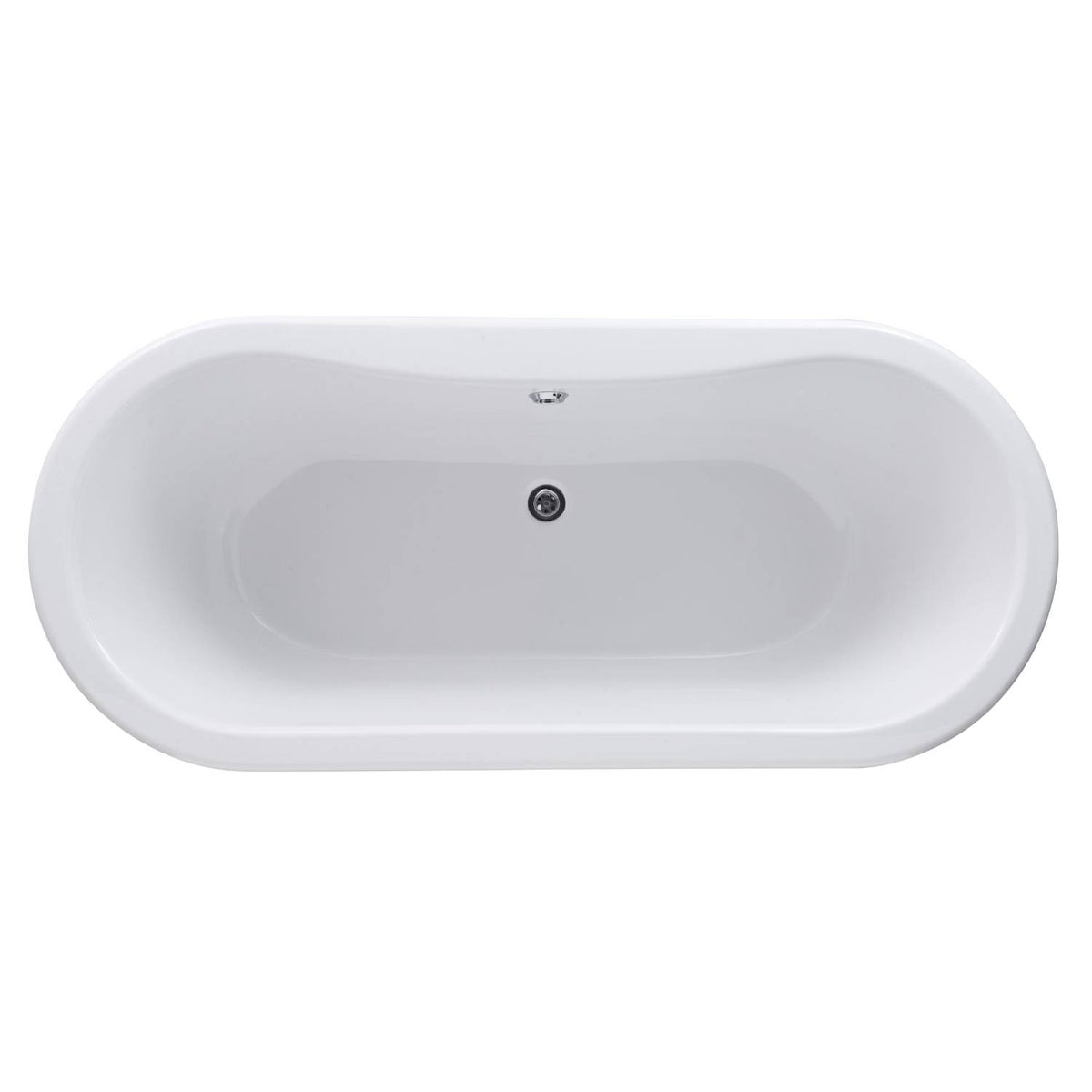 Rivano Double Ended Freestanding Bath - White