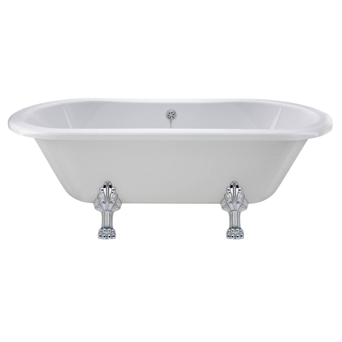Rivano Double Ended Freestanding Bath - White