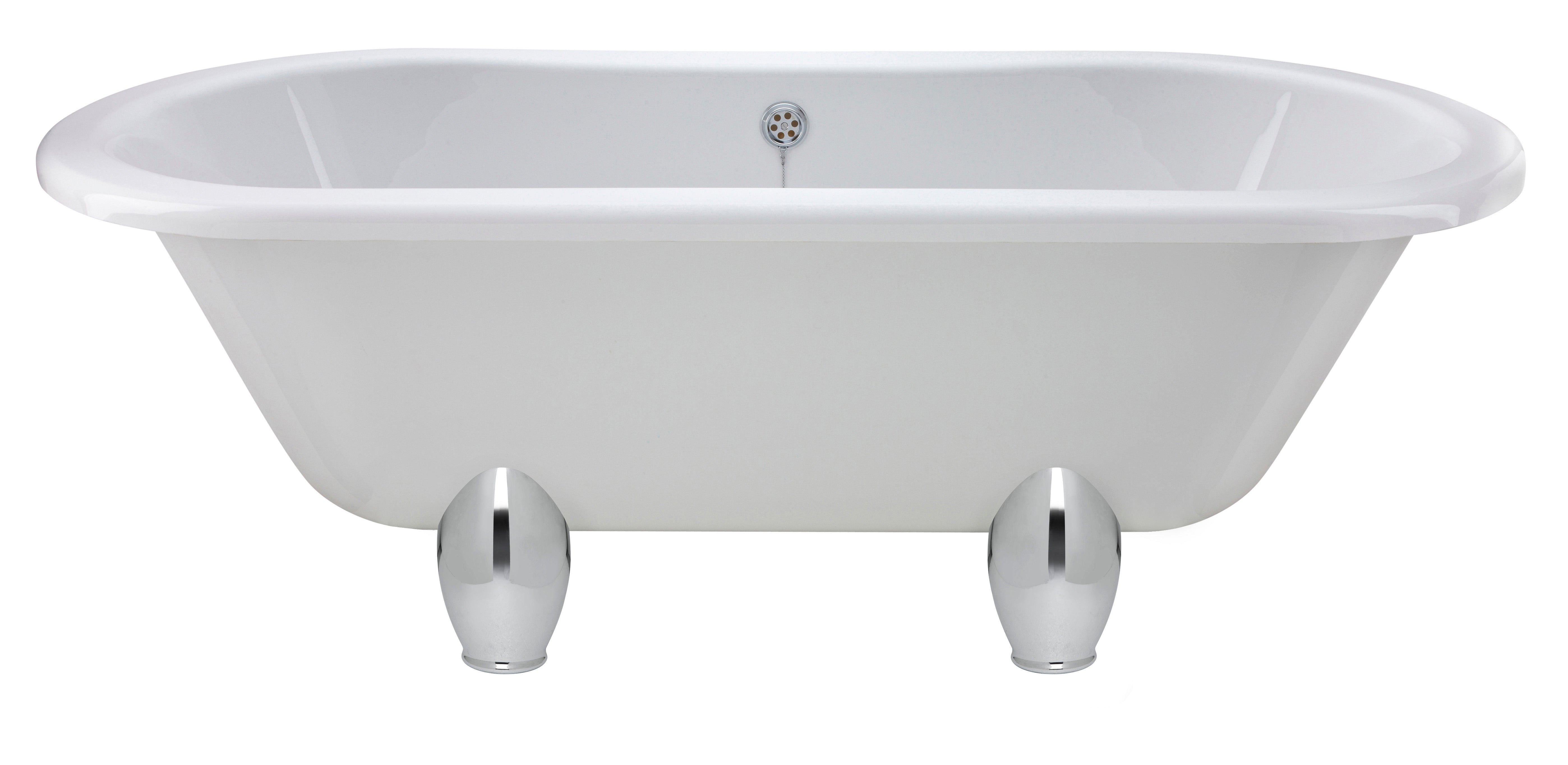 Rivano Double Ended Freestanding Bath - White