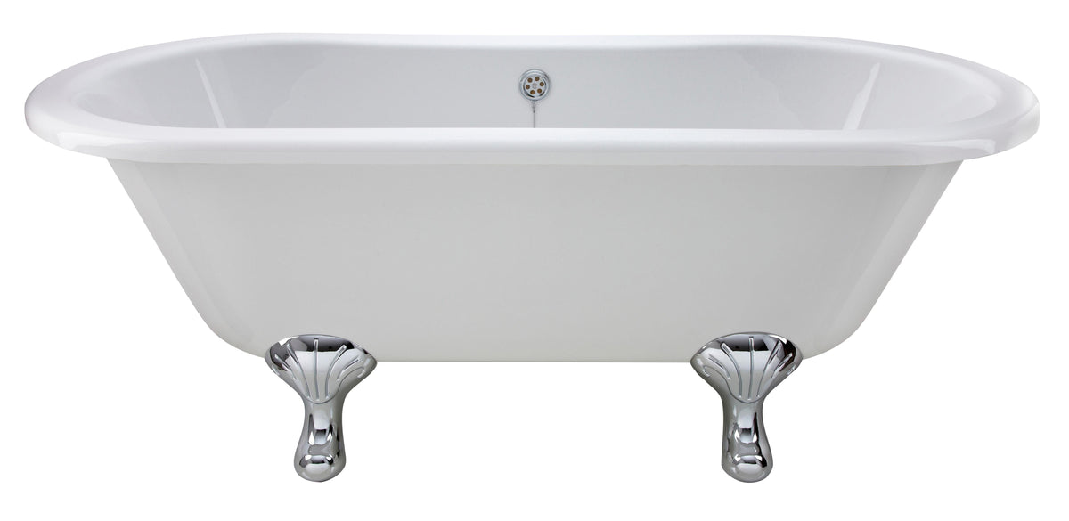 Rivano Double Ended Freestanding Bath - White