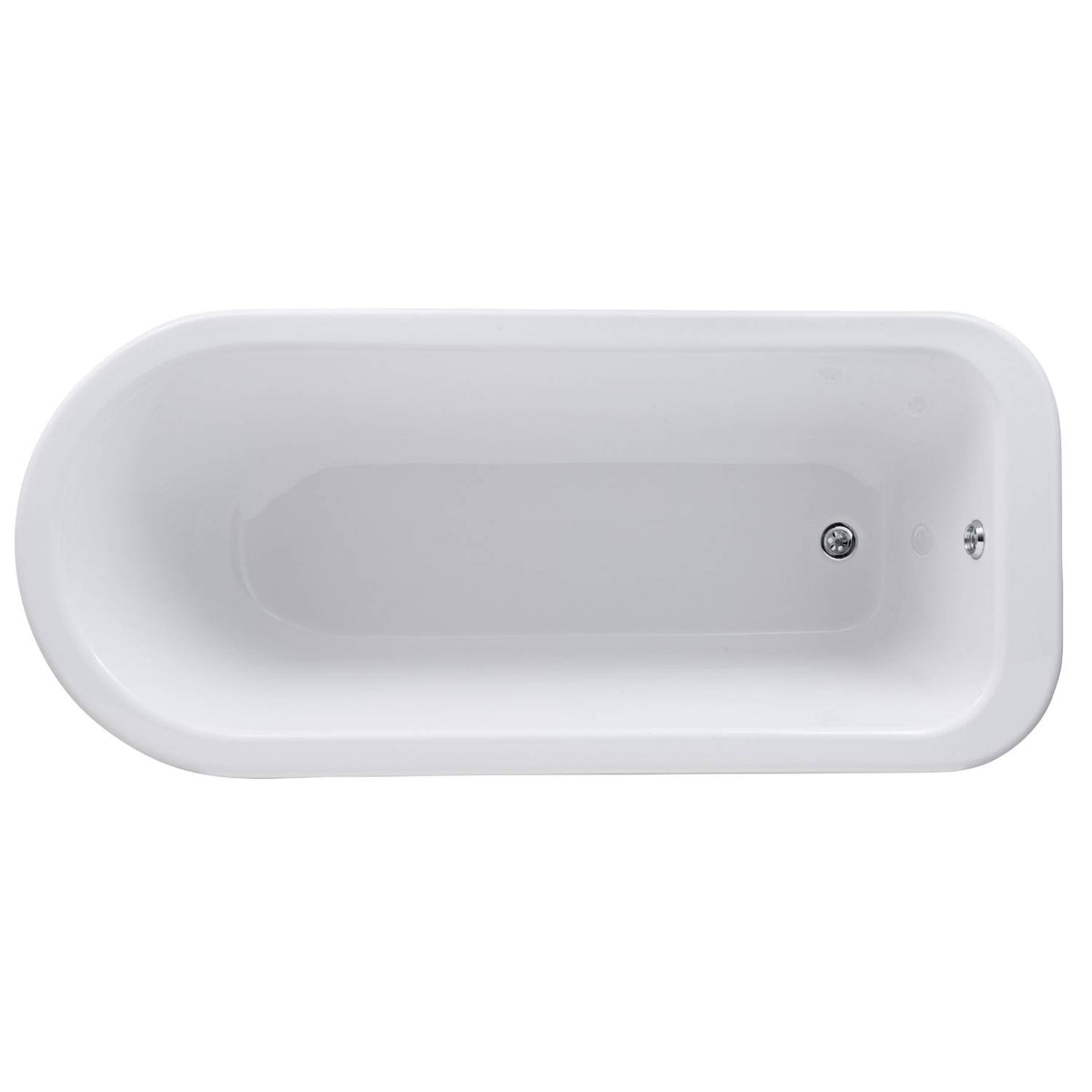 Lumora Single Ended Freestanding Bath - 1700mm x 750mm - White
