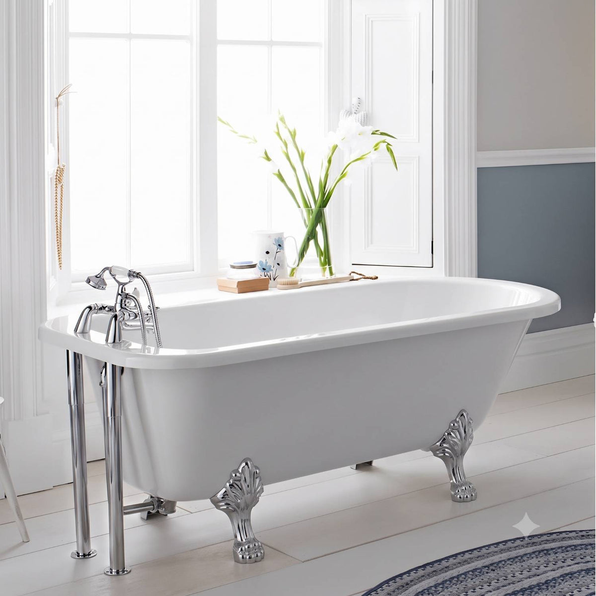 Lumora Single Ended Freestanding Bath - 1700mm x 750mm - White