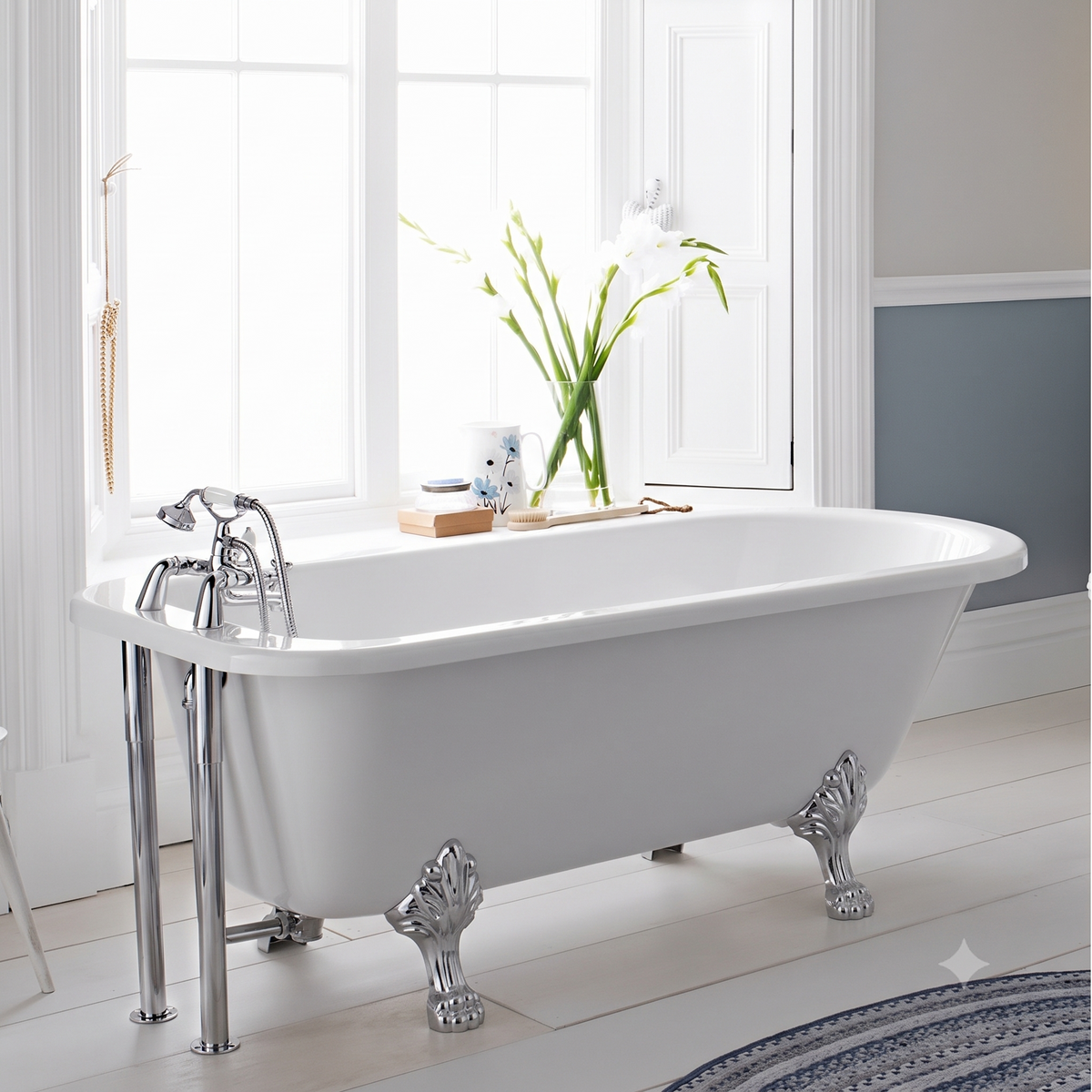 Lumora Single Ended Freestanding Bath - 1700mm x 750mm - White